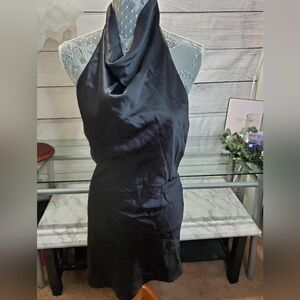 Zara Black Halter Dress